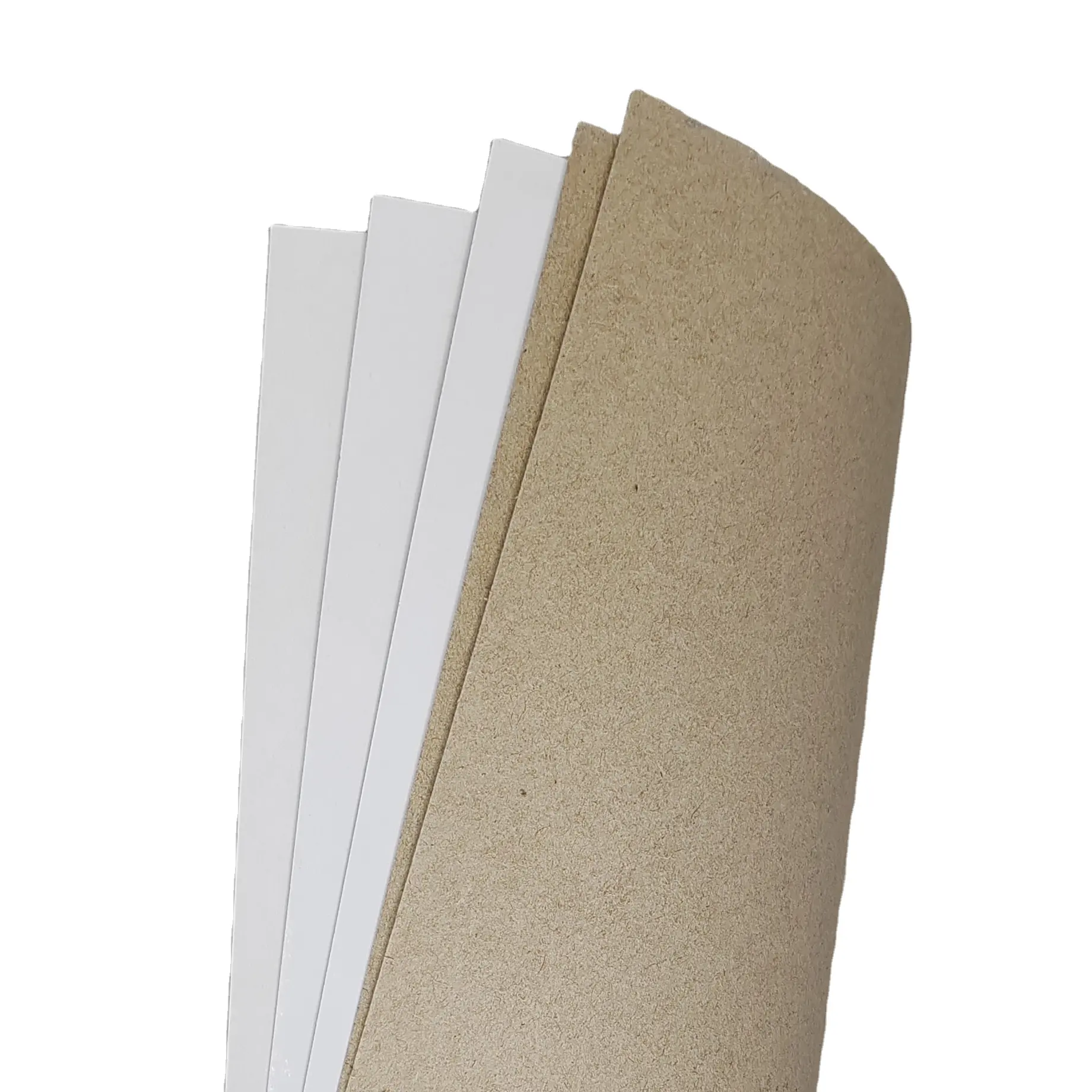 Paper Mill 450gsm Well Clay One Side Coated Duplex Board for Packing Packaging Offset Printing Wood Pulp Recycled Roll or Sheet