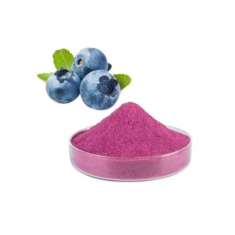 Bubuk ekstrak Blueberry Anthocyanidin 25% alami