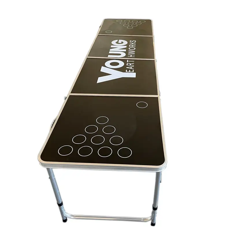 Tavolo da 8ft Beer Pong per eventi del partito Tavolo da Picnic lungo 240cm pieghevole leggero leggero 2.4m pieghevole tavolo portatile