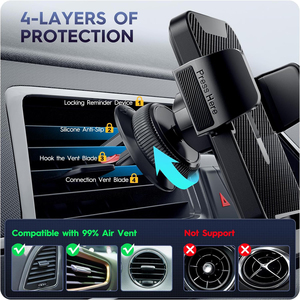 Cell Phone Holder Car Hands Free <strong>Cradle</strong> in Vehicle Car Phone Holder Mount Fit for Smartphone, Cell Phone Automobile Universal - Product Image 5