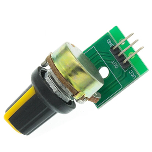 10K Resistance <strong>Potentiometer</strong> Module Adjustable Resistance Module Single Turn Adjustable Analog Output 0-5V