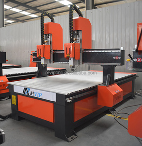 1325, enrutador de madera CNC de dos cabezales, máquina de torno cnc, máquina enrutadora CNC multiespecificación, alta productividad - Product Image 3