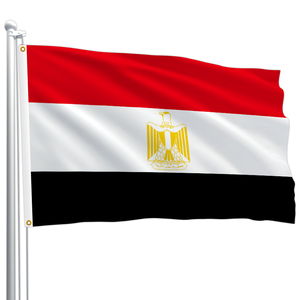 Factory Wholesale 100D Polyester Good Quality Best Price Custom Flags Banners Outdoor Indoor Use <strong>Egypt</strong> Flags - Product Image 6
