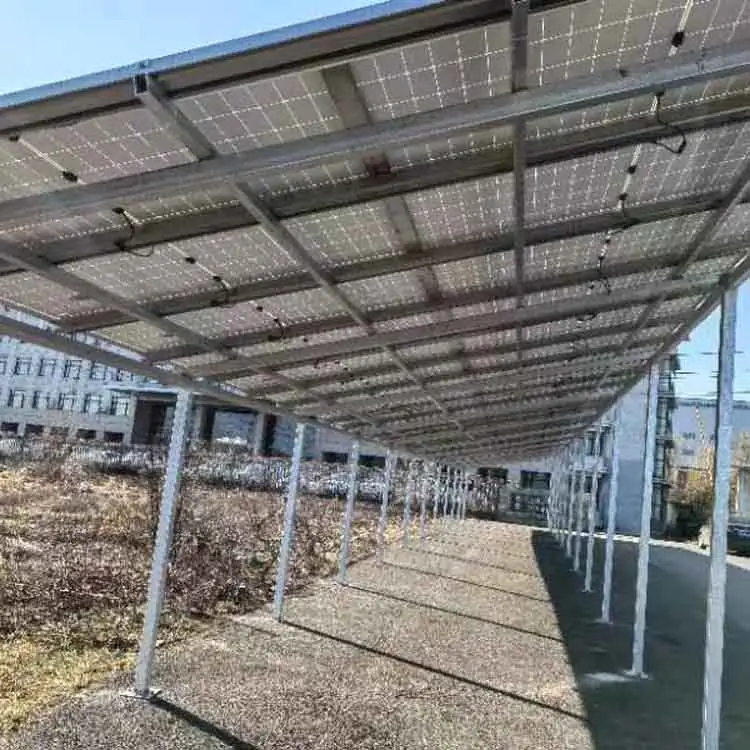 Sistema di montaggio con struttura Carport a energia solare rastrelliere per parcheggio in alluminio impermeabili