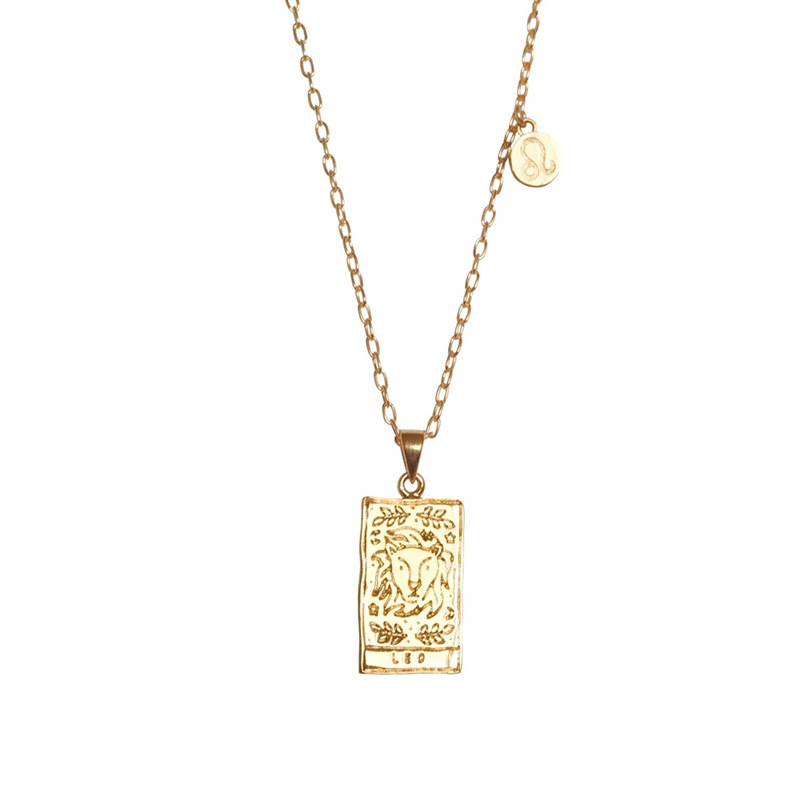 Necklace/Leo-Gold1