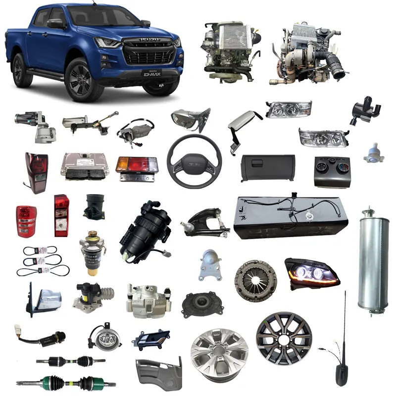 Vente en gros de pièces de rechange automobiles pour ISUZU DMAX MUX 2.5 3.0 4JK1 4JJ1 4JB1 4JH1 D-MAX MU-X