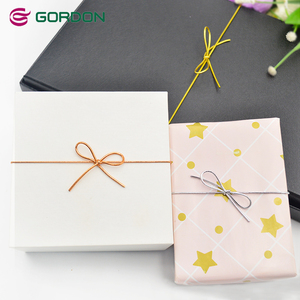 Gordon Ribbons Eco Friendly Gold <strong>Elastic</strong> <strong>Loop</strong> With <strong>Bow</strong> <strong>Customized</strong> Easy Cute <strong>Elastic</strong> <strong>Bow</strong> for Box Decorating - Product Image 2