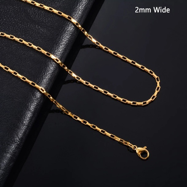 Oro de 2 mm de ancho