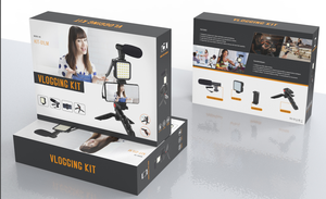 Smartphone and Camera Vlogging Studio <strong>Kits</strong> Video Shooting Photography Led Light Vlogging <strong>Kit</strong> - Product Image 5