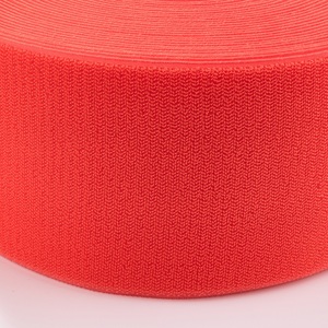 Non Slip <strong>Hook</strong> and <strong>Loop</strong> <strong>Strap</strong> <strong>Hook</strong> and <strong>Loop</strong> Fasten <strong>Custom</strong> Logo Patch Woven Circle Magic Tape - Product Image 1
