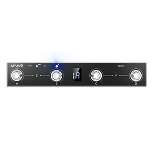 Multimedia-Controller Vier Tasten zur Steuerung MIDI-Controller-Pedal mit sehr geringer Reaktions empfindlichkeit