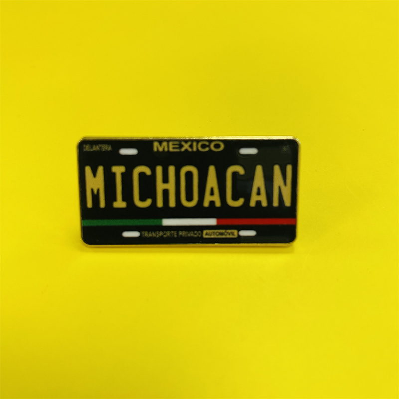 UV printed Mexican pin 9