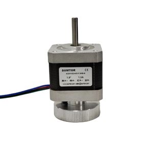 Geräuschlos 1.3A Mini Stepper 1.8 Grad Hybrid Nema 17 Schrittmotor mit Rad für CNC-Maschine - Product Image 1