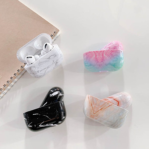 可愛い大理石パターンハードPC保護イヤホンカバーケース<span class=keywords><strong>Apple</strong></span> for Airpods Pro 1 2 3 <span class=keywords><strong>4</strong></span> Pro充電ボックス