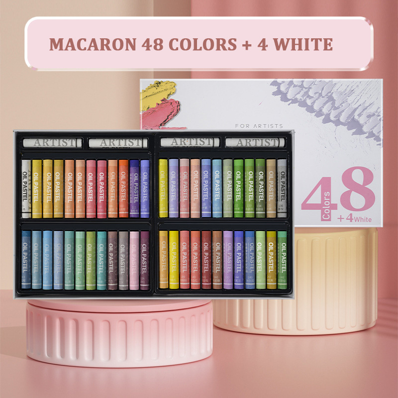 Macaron 48 couleurs + 4 blanc