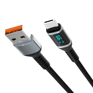 ShanHai 66W 6A USB A tip-c kablo hızlı şarj tipi C dijital ekran telefon şarj veri kablosu için Xiaomi Samsung Huawei kablo - Product Image 4