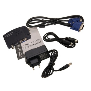 Factory BNC <strong>to</strong> <strong>VGA</strong> Video Converter BNC <strong>Input</strong> <strong>to</strong> <strong>VGA</strong> <strong>Output</strong> Composite S-Video <strong>Input</strong> <strong>to</strong> PC <strong>VGA</strong> Out Adapter Digital Switch Box