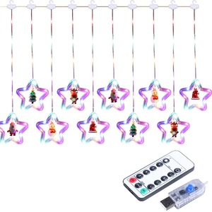 LEDクリスマスライト森クリスマスツリーウィンドウ装飾ライト文字列とお祝いクリスマス装飾ライト - Product Image 5