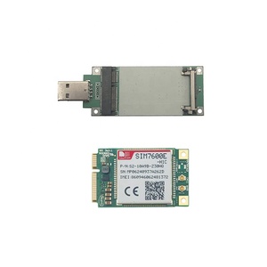 SIMCOM 2,0 MINIPCIE CAT4 LTE UMTS GSM GNSS módulo 4G módulo compatible con GPS con antena 4G PCIE a USB adaptador