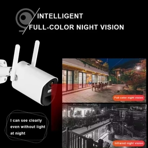 Ubox-Cámara de seguridad inteligente para exteriores con energía solar, sistema de red wifi 4G con batería, solución de seguridad para el hogar inteligente - Product Image 4