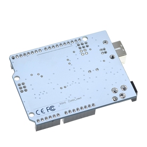 TZT-Caja oficial para UNO R3, Chip de ATMEGA328P-MU Original ATMEGA16U2 con Cable para placa de desarrollo Arduino UNO R3