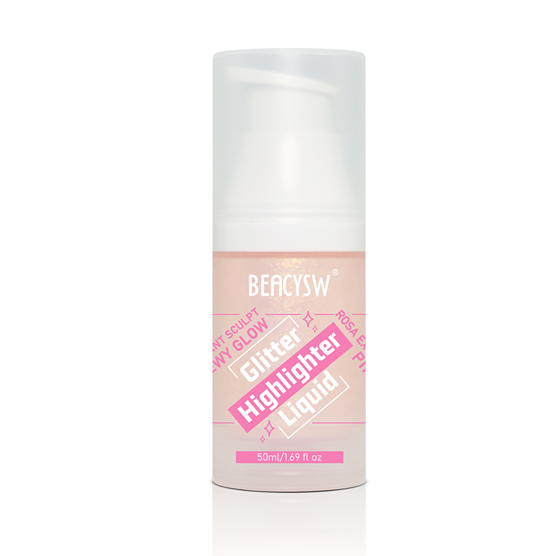 Surligneur liquide rose