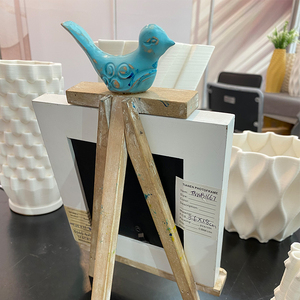 <strong>White</strong> Washed Rustic MDF Solid Wood Distressed Shabby Picture <strong>Frame</strong> <strong>4x6</strong> 5x7 8x10 Custom Size Bird Accent Photo Framed Easel <strong>Frame</strong> - Product Image 4