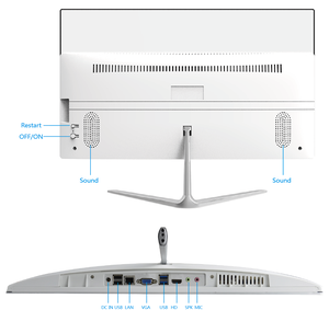DDR3หน้าจอแสดงผลแบบ monoblock All-in-One PC พร้อม I3 core ขนาด21.5นิ้วสำหรับใช้ในสำนักงาน - Product Image 4