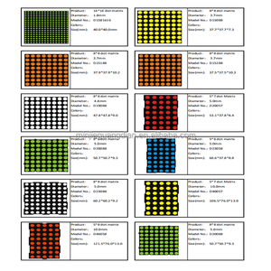 Tipo grafico del modulo di visualizzazione a matrice di punti a LED 8x8 RGB - Product Image 6