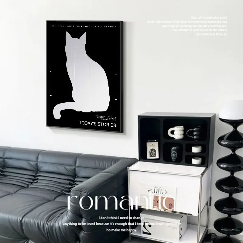 Fabbrica personalizzata più alla moda Wall Art acrilico Design unico Poster specchio vernice