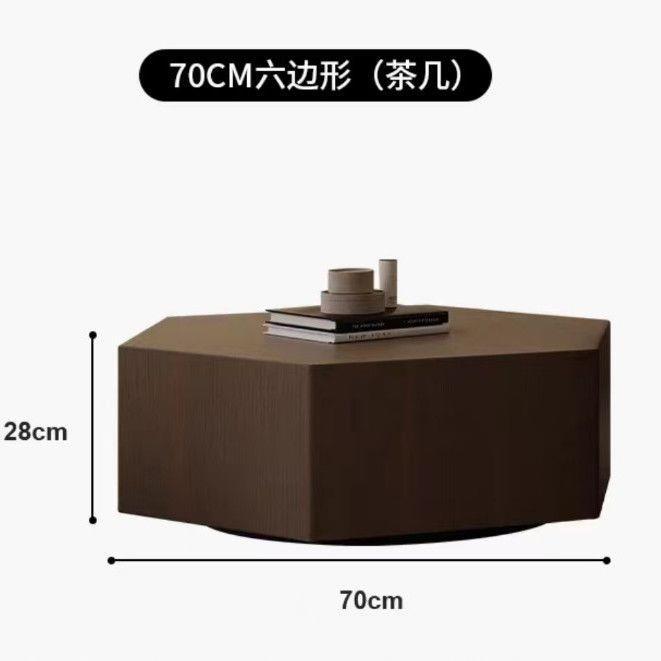 Table basse hexagonale 70 cm
