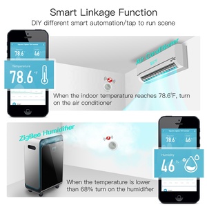 Sensor de temperatura y humedad Zigbee 3,0, dispositivo de automatización Tuya, Control remoto inalámbrico, Alexa y Google Home, novedad - Product Image 6
