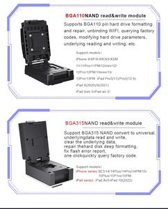 <strong>I2C</strong> P15 Pro with BGA 315 BGA 60 BGA70 BGA110 NAND <strong>Programmer</strong> for IP6 to 15promax Data Read and Write Repair Purple Screen - Product Image 6