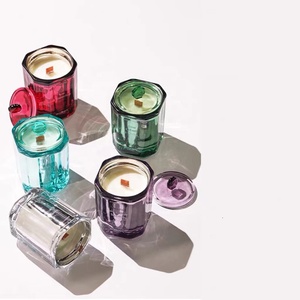Ultra-niedrige Versand kosten Kerzen gläser mit Deckel und Box Verpackung Glas leer benutzer definierte Kerzen glas Luxus für Kerzen machen