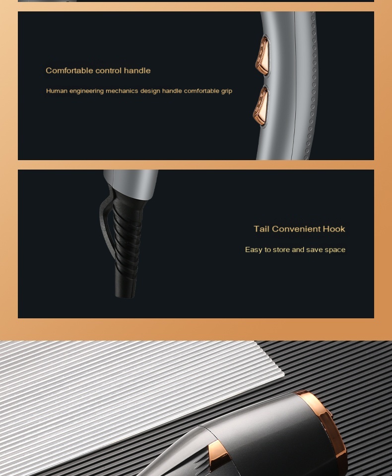 Hot Selling Salon Ac Motor Professional Blow Negative Ion Hair Dryer With Private Label Salon Ionic Function
