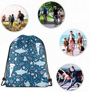 Gelory Hot Sale Design <strong>Custom</strong> Sheer Drawstring Bags All Over Print <strong>Elastic</strong> <strong>String</strong> Backpack Small Cloth Bag Drawstring - Product Image 6