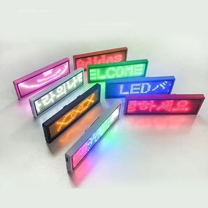 High Quality Programmable Display Badge Tag APP Control Text Message Flashing Digital <strong>Led</strong> Name Tag - Product Image 1