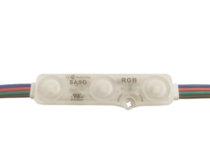 U L listelenen DC 12v ip68 kore tasarım led modülü 5050 RGB 3 led ultrasonik led modülü lens ile tabela için - Product Image 2