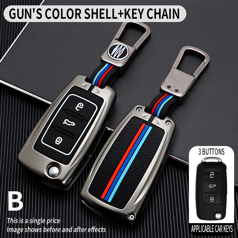 B gun color single shell short buckle