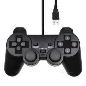 NEW Wired Gamepad USB <strong>Controller</strong> Gaming Joypad Joystick Control for PC <strong>Computer</strong> Laptop Gamer Black Game Console Pc Accessories - Product Image 1