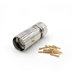 LECHUAN IP67 su geçirmez Siemens kablo konektörü düz 6pin güç Intercontec 6/7/9/12/17/19 Pin M23 dairesel konnektör - Product Image 1