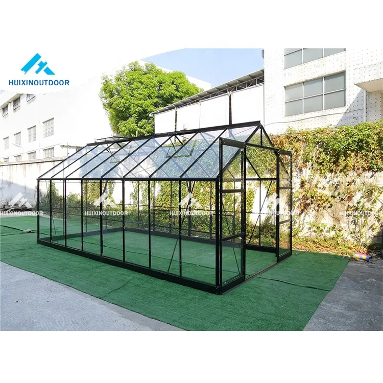 HX75126Gホールグレージングプロフロートガラス温室メーカー中国