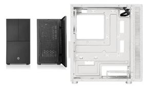 S10M WH M-ATX Gaming <strong>PC</strong> <strong>Case</strong> with 1x Low Noise Front Panel Fan &amp; 4 Sound Absorbing Pads MicroATX Style - Product Image 2