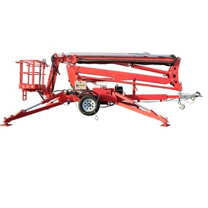 EU 18メートルHydraulic Telescopic Articulated Towable Spider Boom Lift