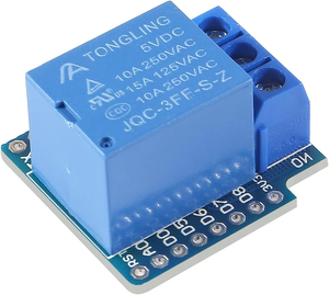 5Vミニリレーシールド5Vリレーモジュール1チャンネル5VリレーシールドWeMos用D1ミニPCBAにも対応 - Product Image 5