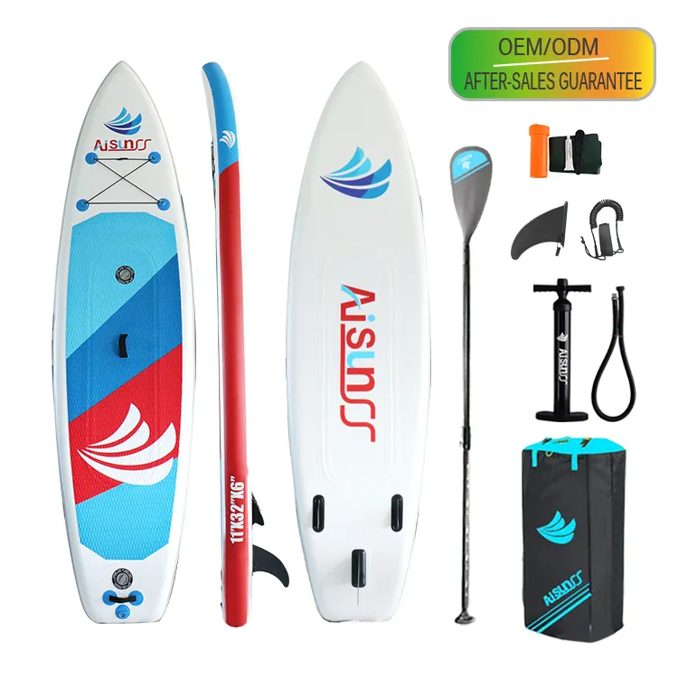 Sıcak satış yüksek kalite şişme ayakta kullanılan kürek kurulu sup sursurboard longboard su sporları tabla de sörf