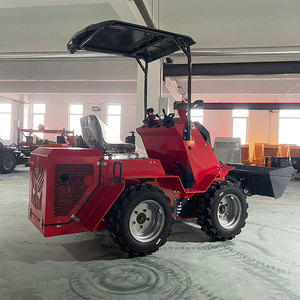 Customizable Mini Crawler Skid Steer <strong>Loader</strong> 4x4 Diesel <strong>Unloader</strong> New Customizable Replacement Tires CE EPA Compliant Free 1 Year - Product Image 4