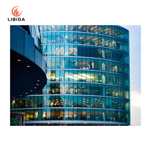 Freiform gebogener Aluminium rahmen Glasfassade für künstlerische Architektur - Product Image 5