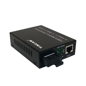 Fábrica TiNCAM 10/100Mbps Convertidor de medios de fibra óptica SC 25KM de fibra dual monomodo para FTTH - Product Image 3