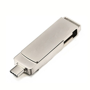 OT-001 2 in 1 Funktion für Telefon USB 3.0 Flash Drive Metall Typ C OTG Pen Drive Memory Stick